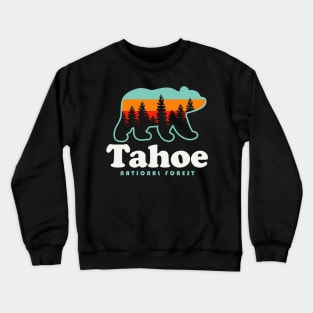 Tahoe National Forest Camping Lake Tahoe Hiking California Crewneck Sweatshirt